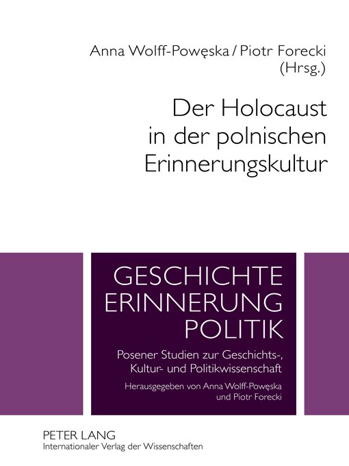 Title details for Der Holocaust in der polnischen Erinnerungskultur by Anna Wolff-Poweska - Available